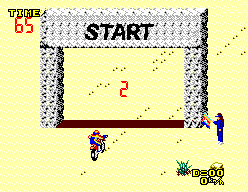Enduro Racer screenshot 4 for Sega Master System
